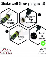 The Army Painter - Warpaints: Matt Black (matná čierna)